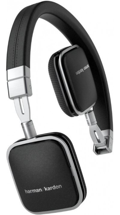 Harman/Kardon SOHO Luxuriöser, portabler & zusammenfaltbarer HiFi On-Ear Kopfhörer - Schwarz