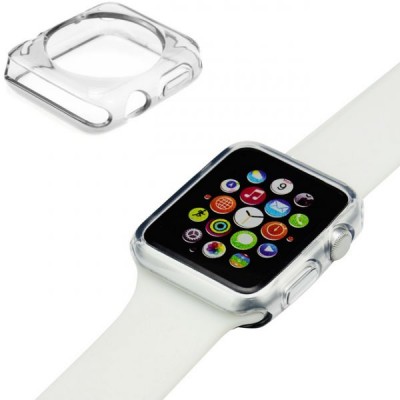 Housse Apple Watch 42mm - Gel transparent Silicone Super Clear flexible