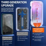 Pack de 2 vitres de protection anti-espion avec kit d'installation automatique rapide et anti-poussière - iPhone 16