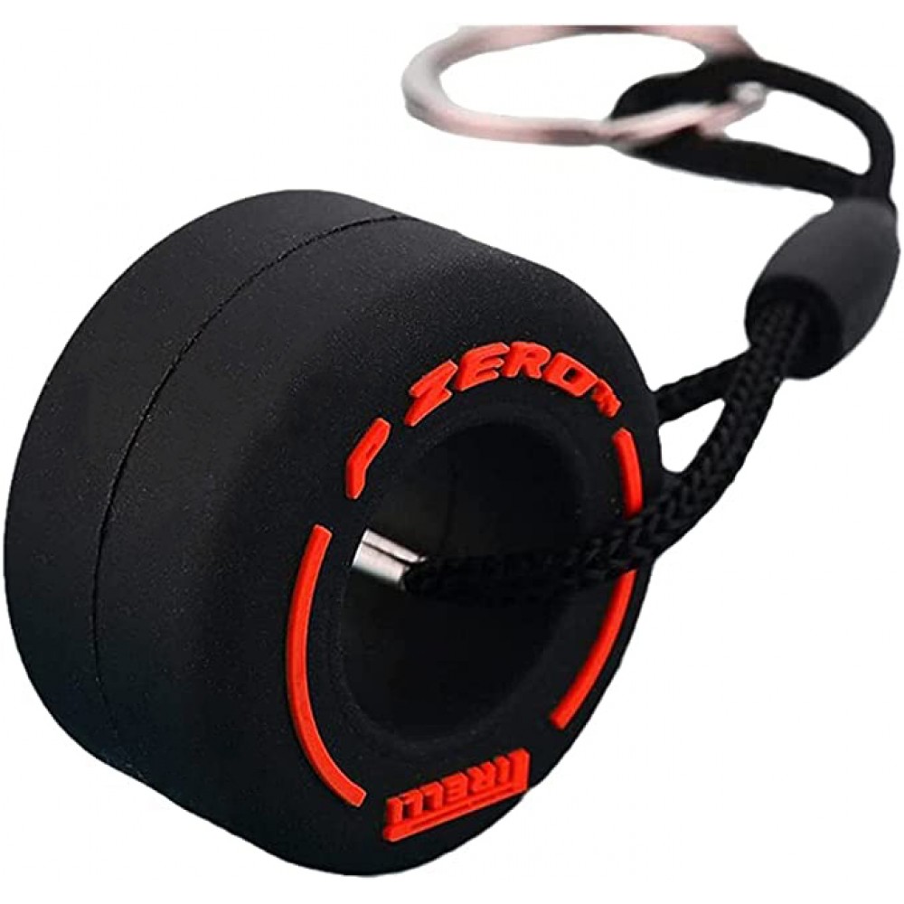 Porte-clés / bijoux universel - Pneu "P Zero" Pirelli F1 Sport - Rouge