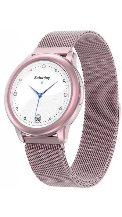 Smart Watch HDT8 intelligente Uhr mit magnetischem Armband universal Grösse - Rosa