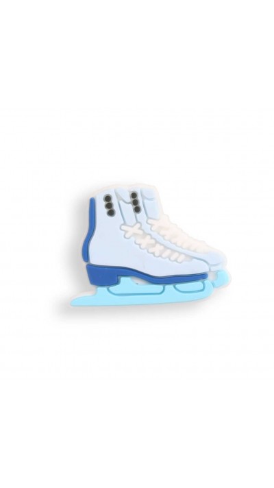3D-Schmuck Charm für Silikonhülle mit Löcher im Crocs-Stil - Ice Skating Shoe