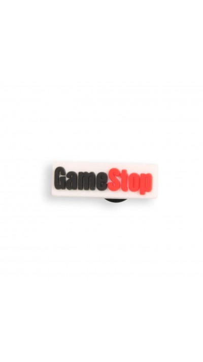 Charm bijou 3D pour coque avec trous style Crocs - Logo GameStop
