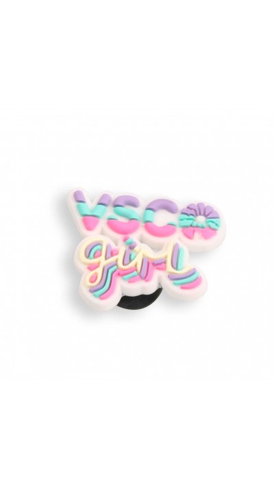Charm bijou 3D pour coque avec trous style Crocs - VSCO Girl