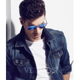 Sunglasses "For The Look" - Lunettes de soleil style Aviator avec protection UV - Bleu