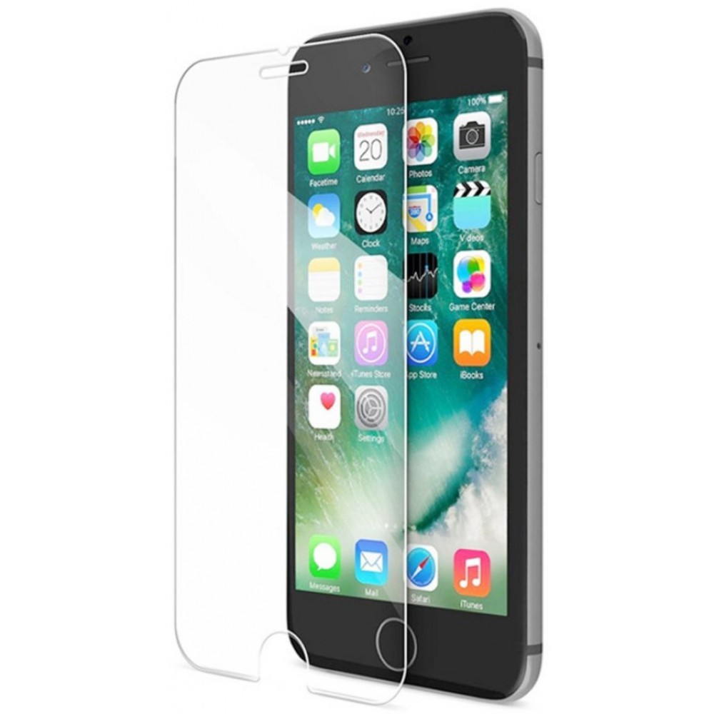 Tempered Glass iPhone 7 / 8 / SE (2020, 2022) - Vitre de protection d'écran plate en verre trempé