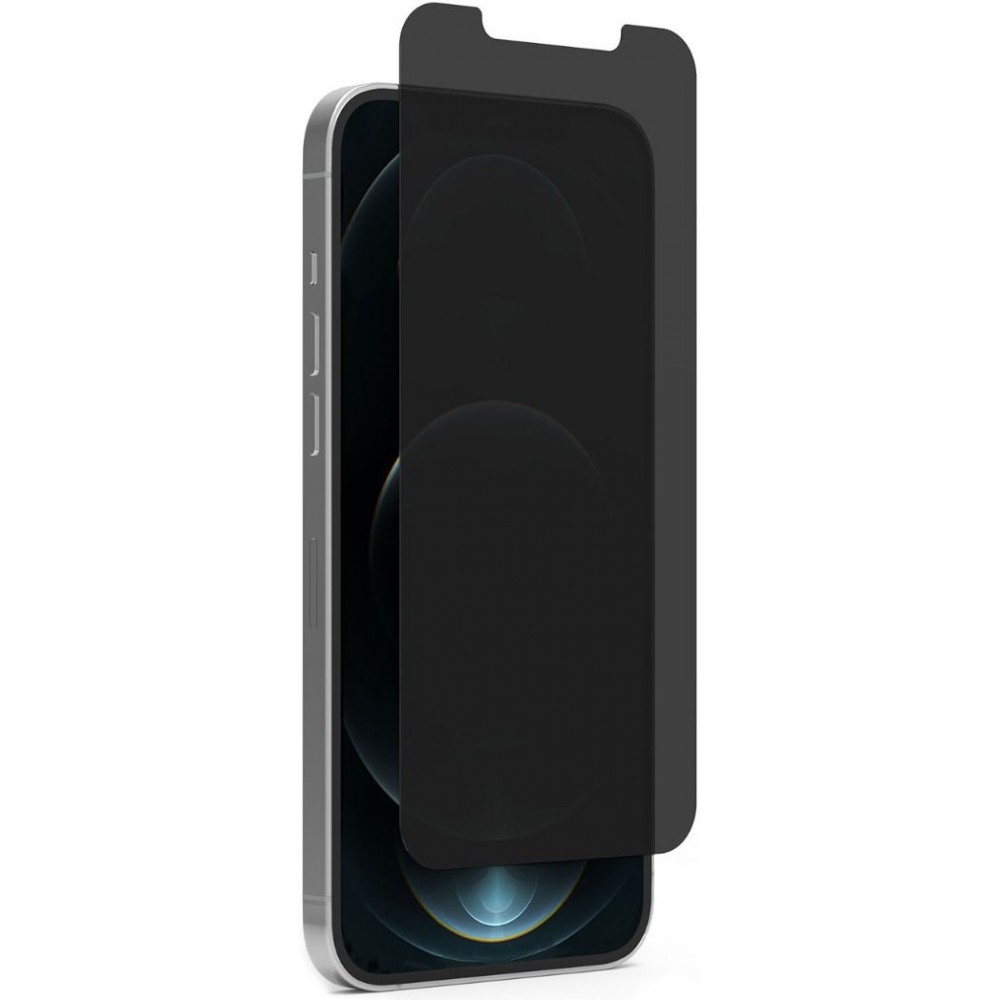 Tempered Glass Privacy iPhone 12 / 12 Pro - Vitre de protection d'écran anti-espion en verre trempé