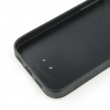 Coque iPhone 12 mini - Silicone rigide noir Astro balançoire