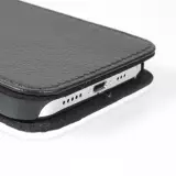 Coque iPhone 14 Pro - Wallet noir Noël 2024 Camion Sapin