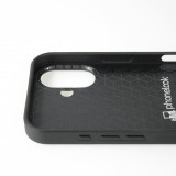 Coque personnalisée avec bords en silicone noir - iPhone 16