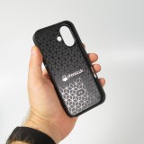 Coque personnalisée avec bords en silicone noir - iPhone 16