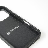 Coque personnalisée avec bords en silicone noir - iPhone 16 Pro Max