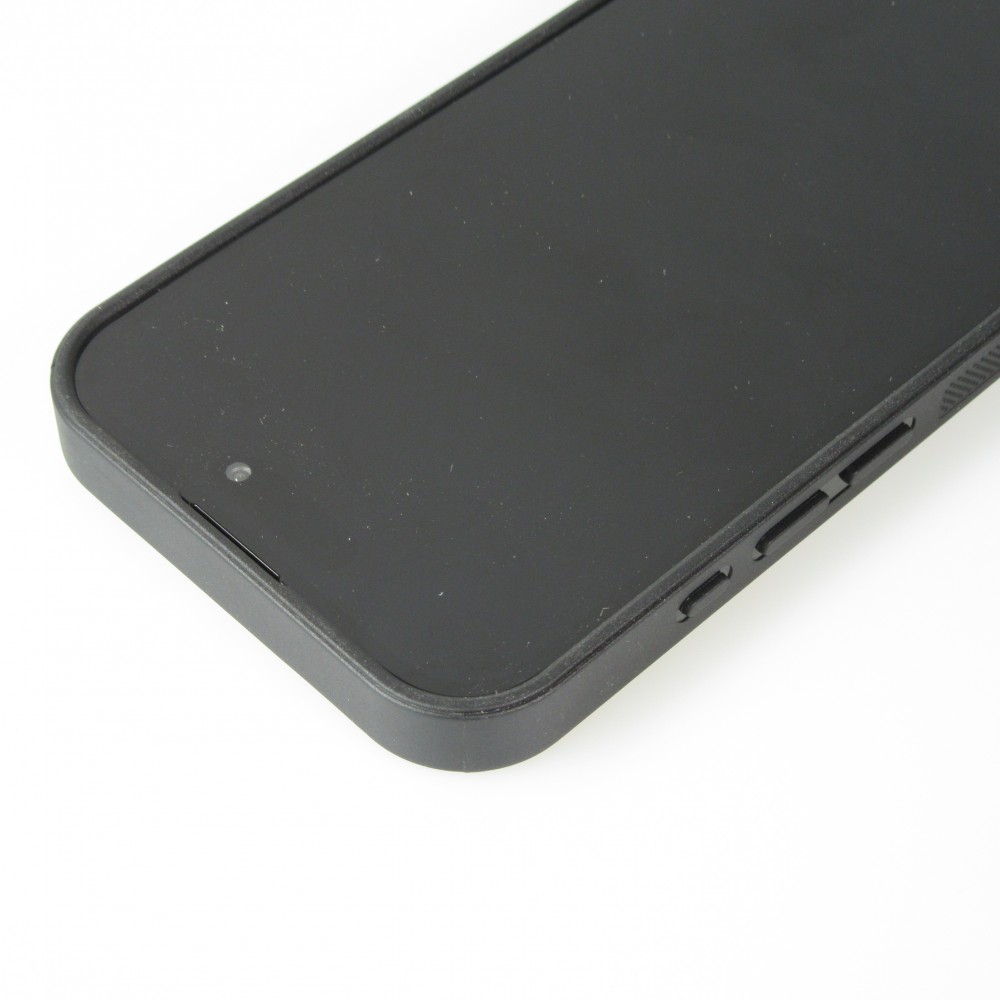 Coque personnalisée avec bords en silicone noir - iPhone 16 Pro Max