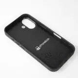 Coque iPhone 16 Plus - Silicone rigide noir Noël 2024 Camion Sapin