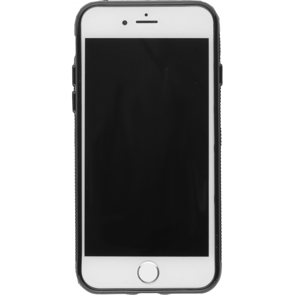 iPhone 7 / 8 / SE (2020, 2022) Case Hülle - Silikon schwarz Schweizer Alpenflug