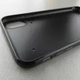 Coque iPhone Xs Max - Silicone rigide noir Noël 2024 Camion Sapin