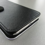 Coque iPhone Xs Max - Wallet noir Noël 2024 Camion Sapin