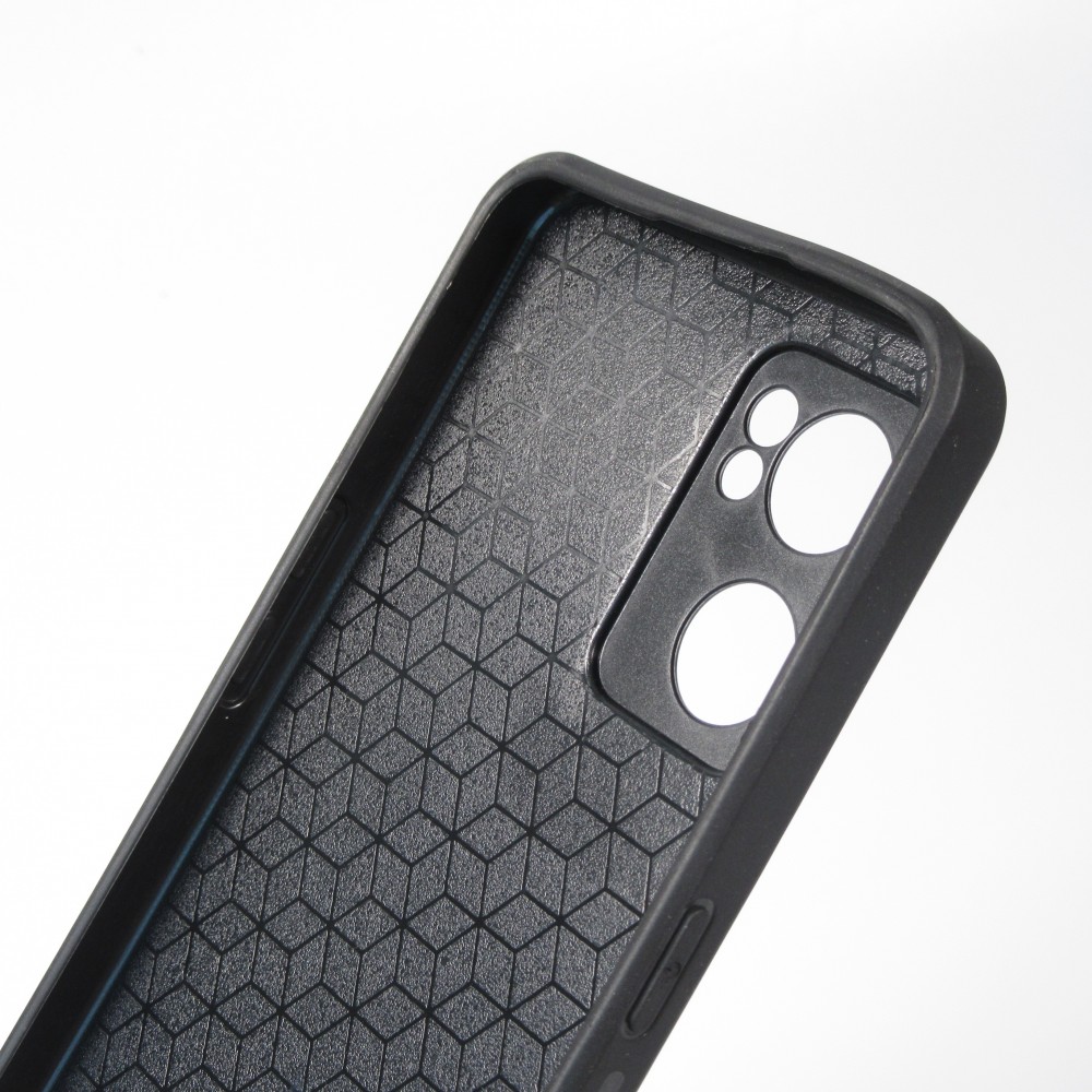 OPPO Reno7 5G Case Hülle - Silikon schwarz Turtles lines on black