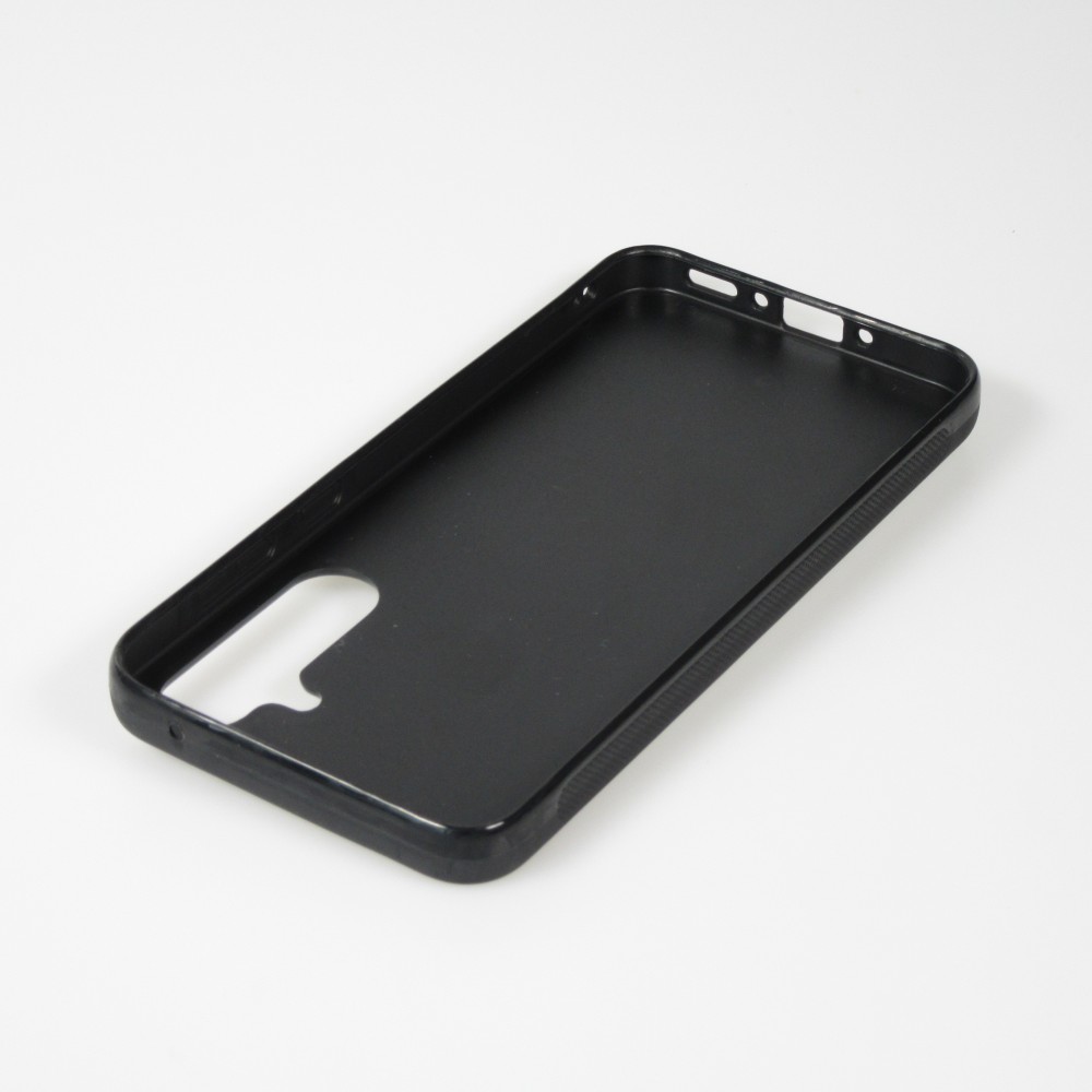 Samsung Galaxy A55 5G Case Hülle - Silikon schwarz Saas-Fee Ski Downhill